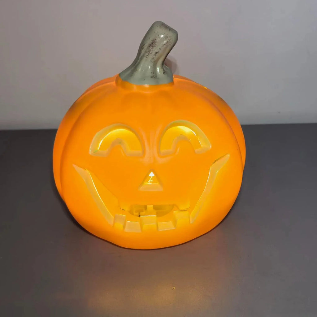 Creative Pumpkin Led Lamp Halloween Decorative Pumpkin Props Lantern Decor Home Decoration Props Accessories Without Battery