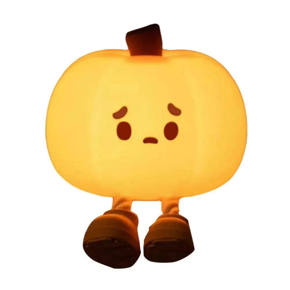 Cute Silicone Pumpkin Night Light