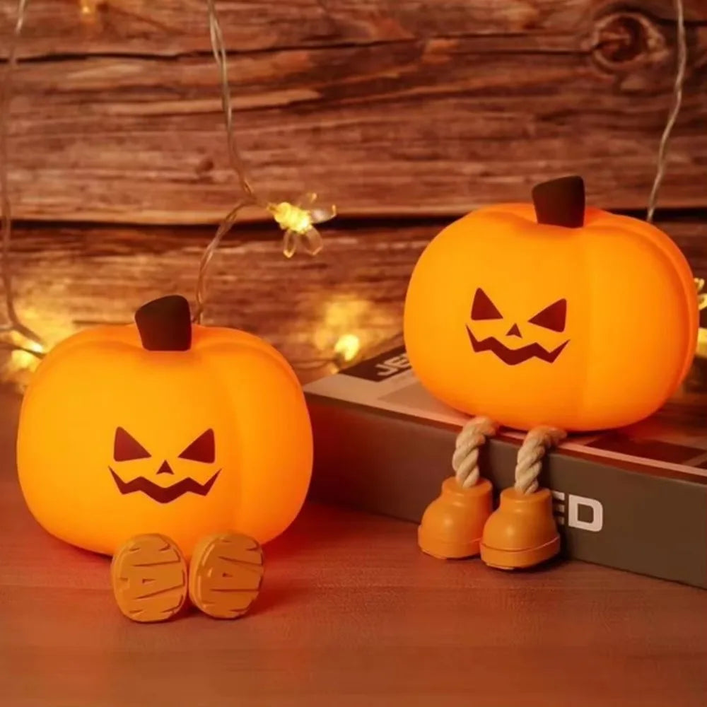 Cute Silicone Pumpkin Night Light
