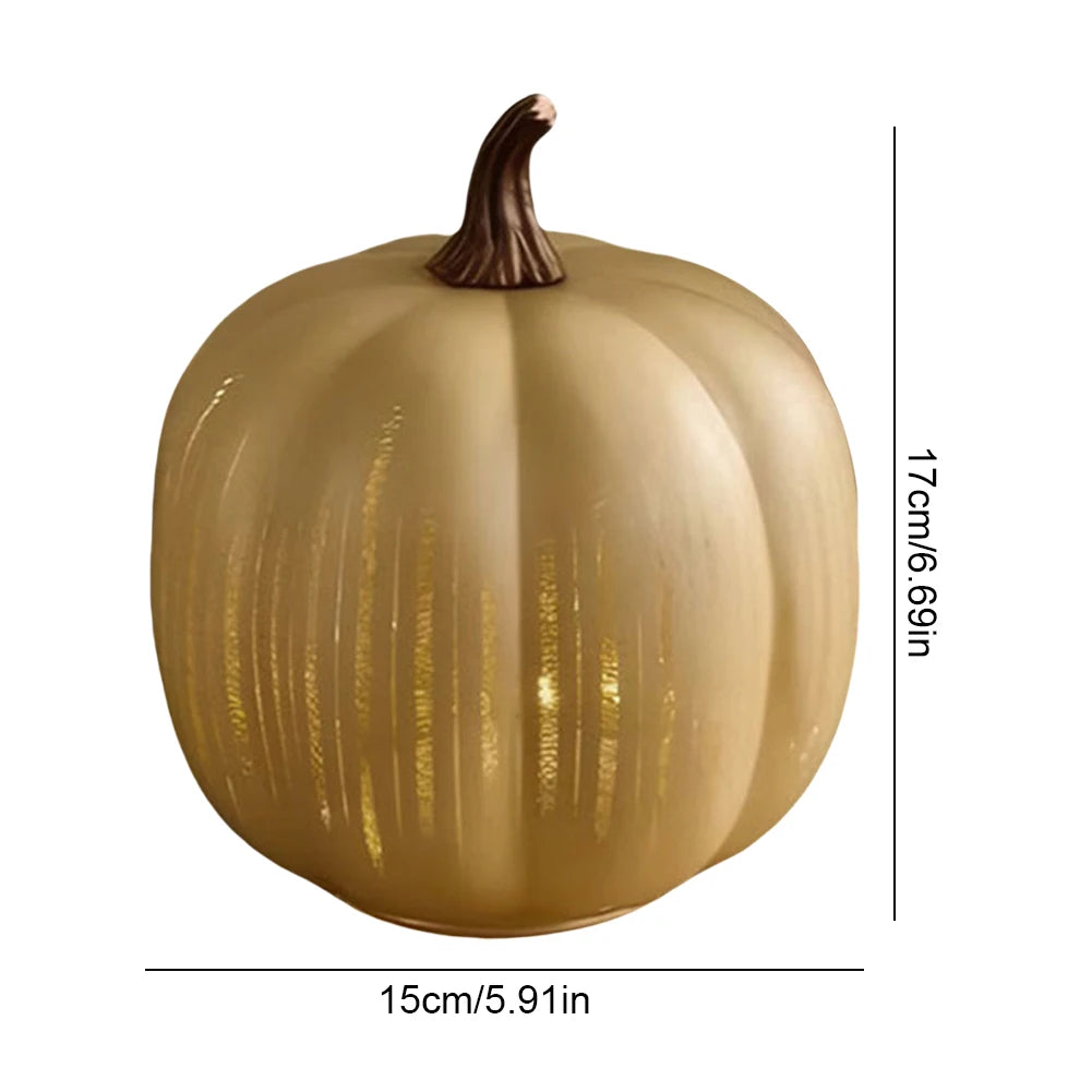 Starry Night Pumpkins with Timer Twinkle LED Light Pumpkins Glass Halloween Pumpkin Lamp Light for Home Bedroom Bathroom Hallway
