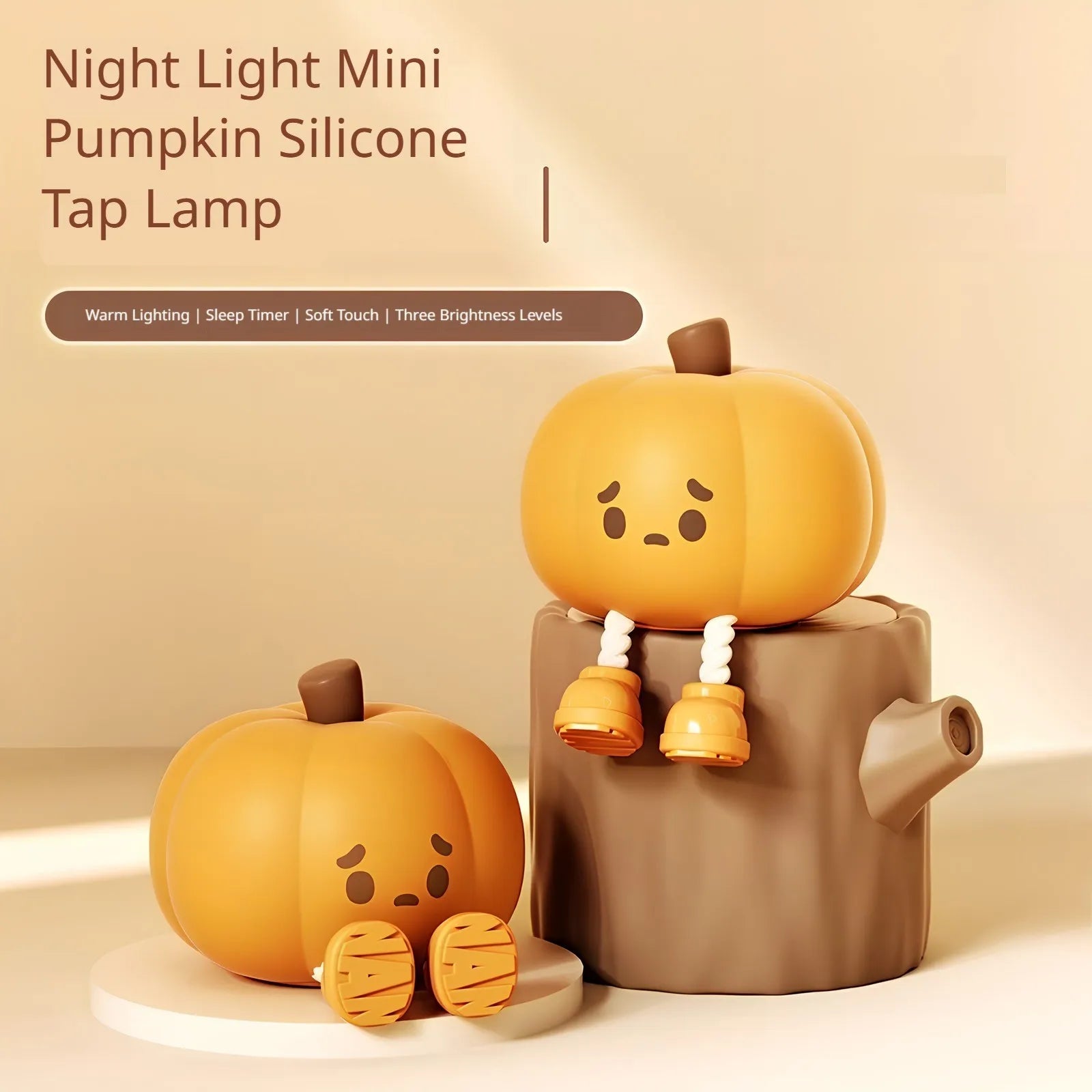 Halloween Cute Pumpkin Night Light Up Decoration Fall Halloween Decorations Home Light Decorations Bedroom Hallway Bedside Decor