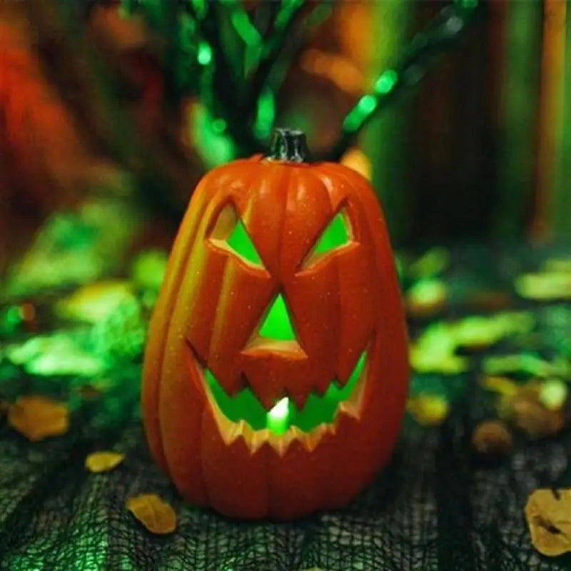 Jack O Lantern Pumpkin Decor Led Light Up Pumpkin Outdoor Decoration Battery-Powered Halloween Pumpkin Lamp Light Up Pumpkin