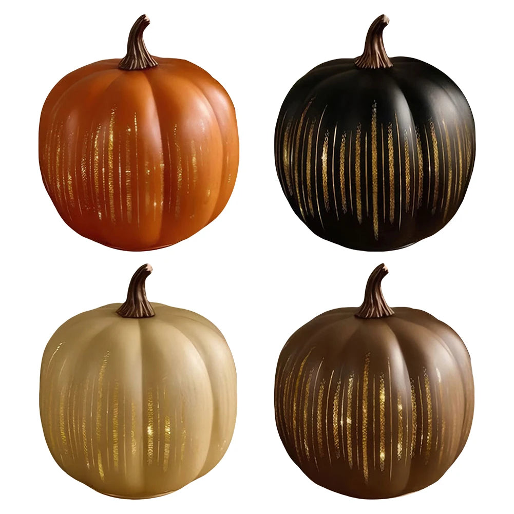 Starry Night Pumpkins with Timer Twinkle LED Light Pumpkins Glass Halloween Pumpkin Lamp Light for Home Bedroom Bathroom Hallway