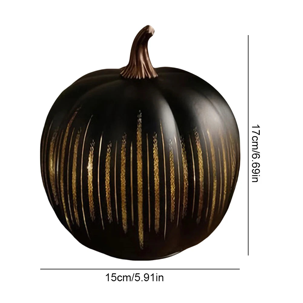 Starry Night Pumpkins with Timer Twinkle LED Light Pumpkins Glass Halloween Pumpkin Lamp Light for Home Bedroom Bathroom Hallway