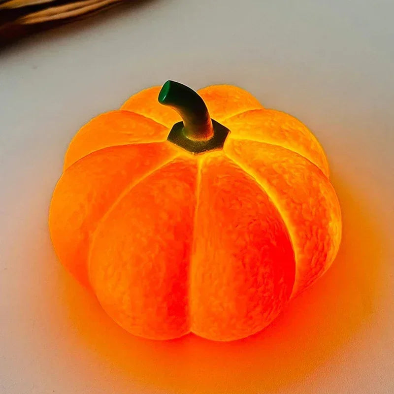 Pumpkin Halloween Decorative Night Light Eye Protection Deco Bedside Lights Bedroom Dormitory Creative Night Lamp